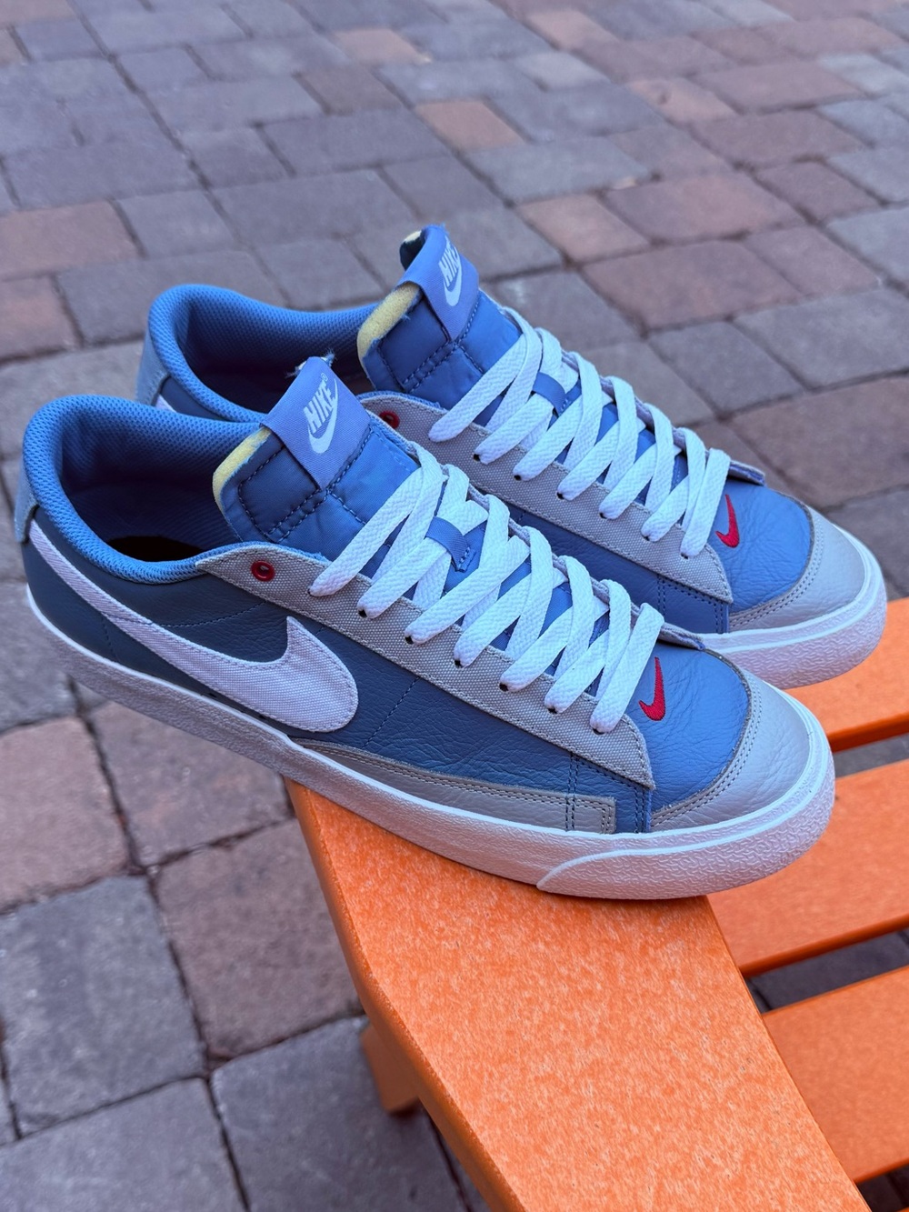 Men’s Nike Sz 10.5 Blazer '77 Vintage Low ID By You - Custom Skateboard Sneakers
